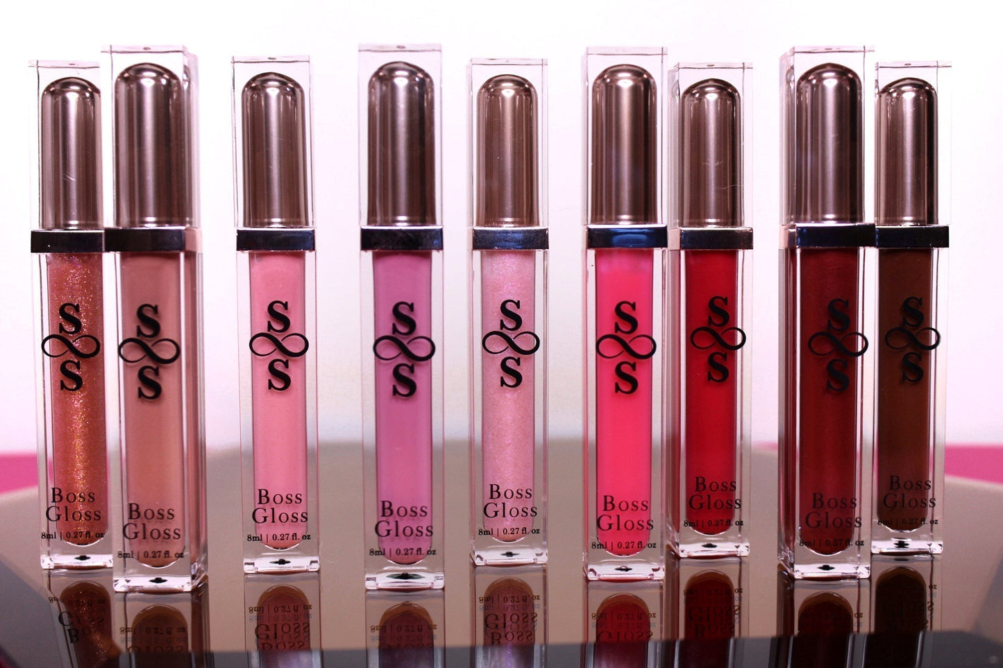 All 9 Different Variations of the Stay Sassy Boss Gloss